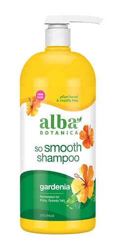 Alba Botanica Shampoo - Nourishing Gardenia Blend, 100% Vegetarian, 32 Oz