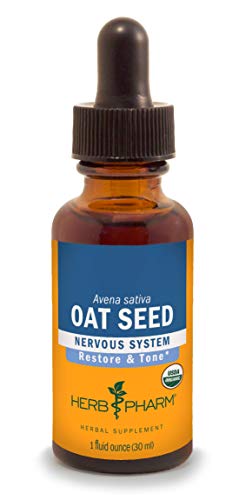 Herb Pharm Oat Seed Liquid Extract - Supports Nervous System, Vegan, Non-GMO, 1 Fl Oz