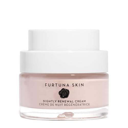 Furtuna Skin Nightly Renewal Cream - Regenerative Moisturizer, Bakuchiol & Ceramides - 1.7oz