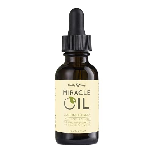 Earthly Body Miracle Oil - Nourishing 100% Natural Blend for Skin & Nails - 1oz