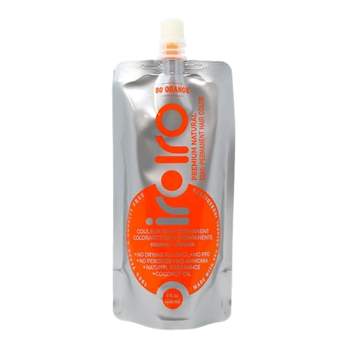 IROIRO Premium Hair Dye - Nourishing Color, 95% Natural Ingredients, Yuzu-Cranberry Scent - 8oz