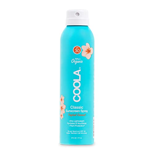 COOLA Organic Sunscreen SPF 30 - Hydrating, Antioxidant-Rich, Tropical Coconut - 6 Fl Oz