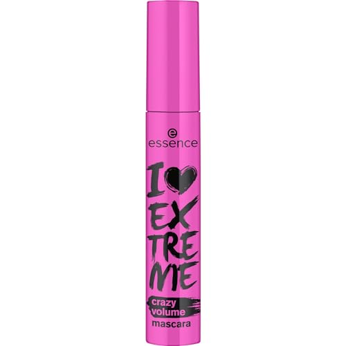 essence I Love Extreme Crazy Volume Mascara - Intense Volume & Length, Vegan & Cruelty-Free - 1 Pack