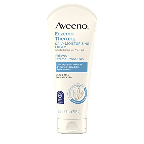 Aveeno Eczema Cream - Soothing Relief for Dry, Itchy Skin, Colloidal Oatmeal & Ceramide - 7.3 oz