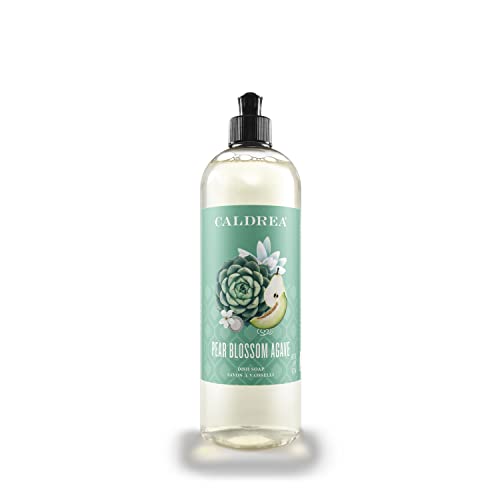 Caldrea Dish Soap - Tough on Grease, Plant-Derived, Pear Blossom Agave Scent - 16oz