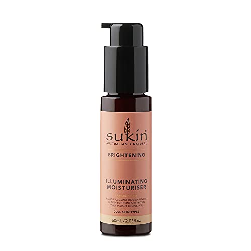 Sukin Brightening Moisturizer - Nourishing Glow with Kakadu Plum & Vitamin E - 2.03 oz