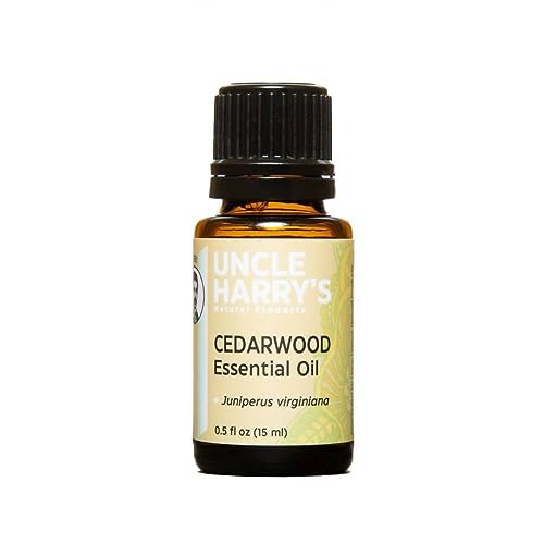 Uncle Harry's Essential Oil - Calming Cedarwood Aroma for Diffusers & Candles - 0.5 fl oz