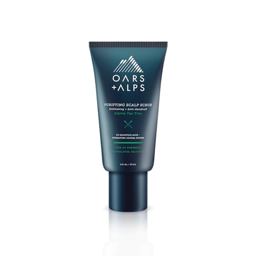 Oars + Alps Scalp Scrub - Exfoliating, Balances Oil, Refreshing Alpine Tea Tree - 3.75 Fl Oz