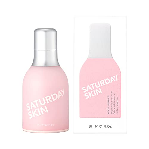 Saturday Skin Eye Cream - Brightens, Hydrates, Reduces Fine Lines, Hypoallergenic - 1.01 Fl Oz