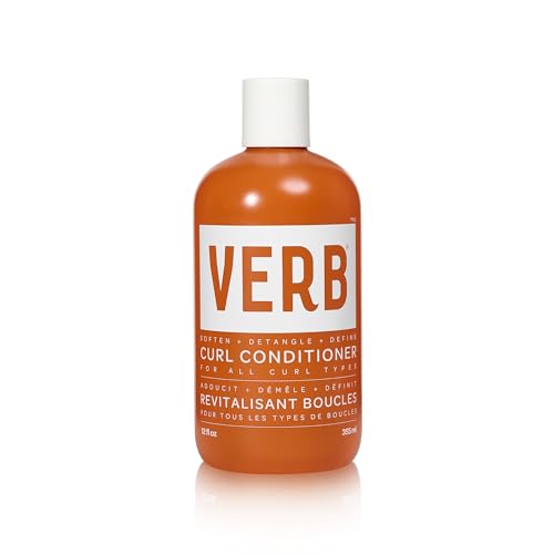 VERB Curl Conditioner - Moisture & Frizz Control, Vegan Formula with Jojoba & Castor Oil - 12 fl oz