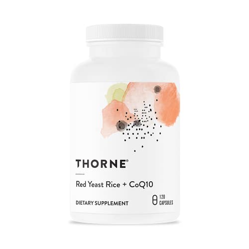 THORNE Red Yeast Rice + CoQ10 - Supports Healthy Cholesterol & Cardiovascular Health - 120 Capsules