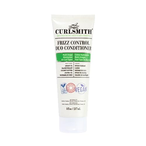 CURLSMITH Frizz Control Conditioner - Nourishing & Detangling for All Curl Types - 237ml