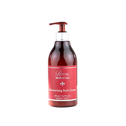 Royal Moroccan Hair Styling Cream - Frizz Control, Moisturizing for Color-Treated Hair - 500ml