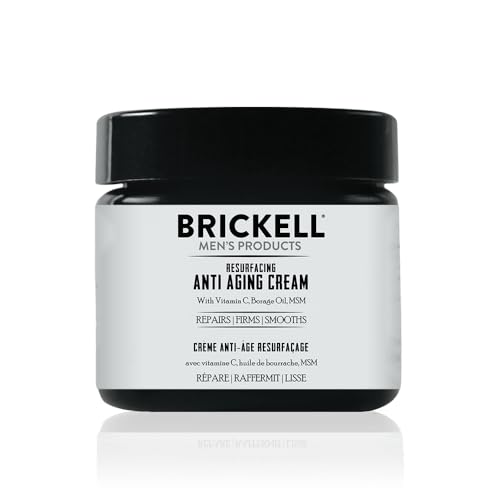 Brickell Men's Face Moisturizer - Firms & Brightens, Natural Vitamin C, 2oz