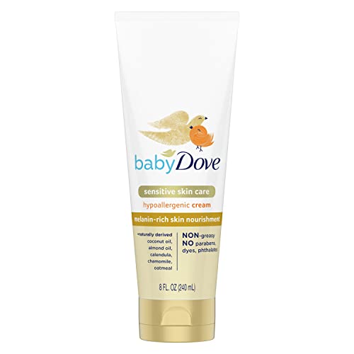 Baby Dove Lotion - Nourishing Melanin-rich Skin Care, Hypoallergenic & Non-greasy - 8oz