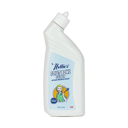 Nellie's Toilet Bowl Cleaner - Powerful Plant-Based Formula, Pet & Septic Safe - Lemongrass Scent