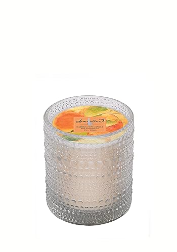 Mangiacotti Candle - Uplifting Clementine Scent, Hand-Poured in Recycled Glass - 12oz