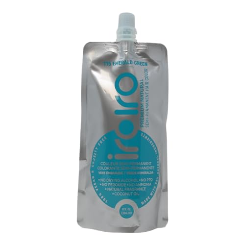 IROIRO Premium Semi-Permanent Hair Color - Nourishing, Vegan Formula, Yuzu-Cranberry Scent - 8oz