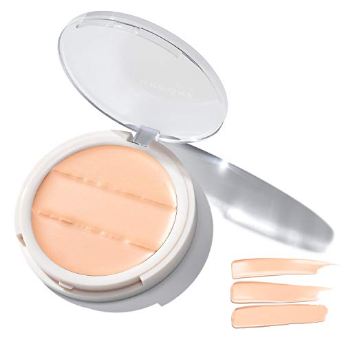 Undone Beauty Conceal to Reveal 3-in-1 Concealer - Natural Coconut, Vegan, Porcelain Light