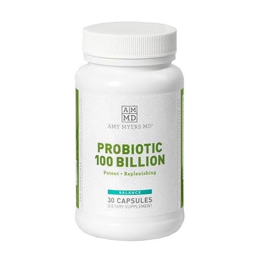 Dr. Amy Myers Probiotic - Supports Gut Health and Digestion, Non-GMO - 30 Capsules