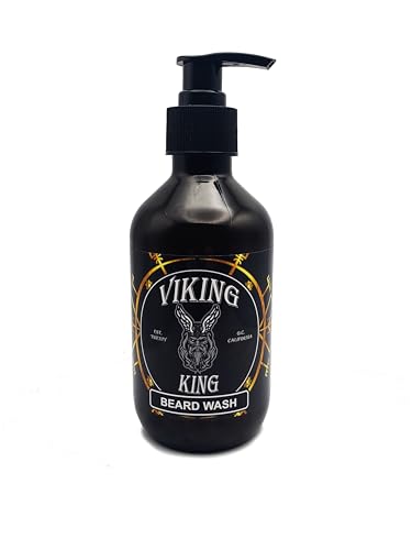 Viking King Beard Wash - Deep Cleans & Softens with Tea Tree & Mint - 300ml