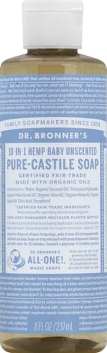 Dr. Bronner's Baby Shampoo & Body Wash - Organic, Fair Trade, Vegan, 8 Fl Oz