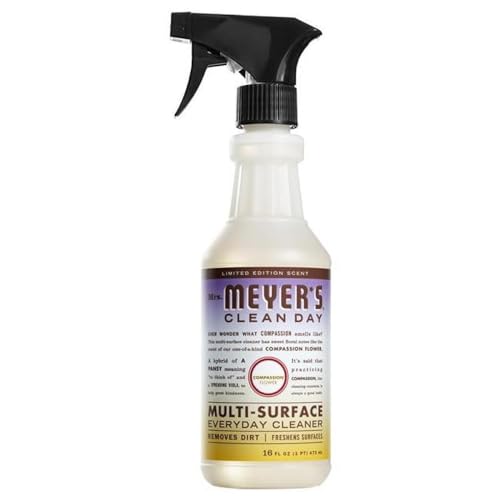 Mrs. Meyer's Clean Day Multi-Surface Cleaner - Odor Eliminator, Compassion Flower Scent - 16oz