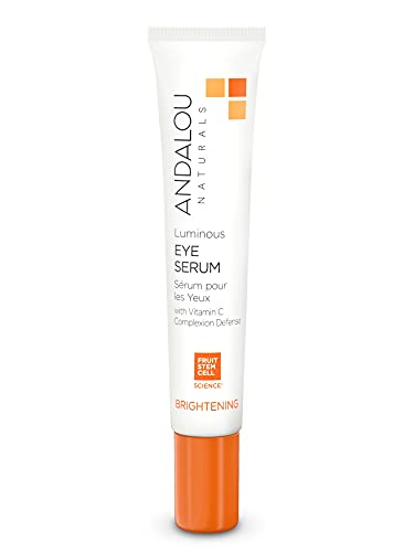 Andalou Naturals Luminous Eye Serum - Brightens Dark Circles, Boosts Vitality, 0.6oz