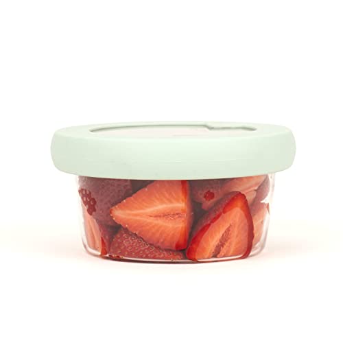 Food Huggers Replacement Lids - Durable Silicone & Glass, Airtight Seal for Most Bowls - X-Small