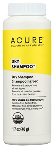 Acure Dry Shampoo - Fast Acting Oil Absorption, Vegan & Paraben Free - 1.7oz