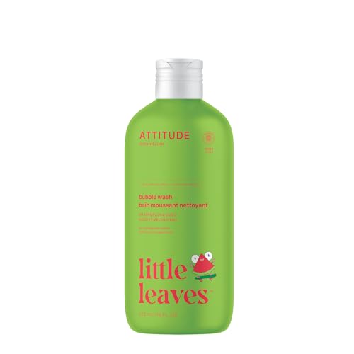 ATTITUDE Kids Shampoo & Body Wash - EWG Verified, Vegan, 97.8% Naturally Derived - Mango, 16 Fl Oz