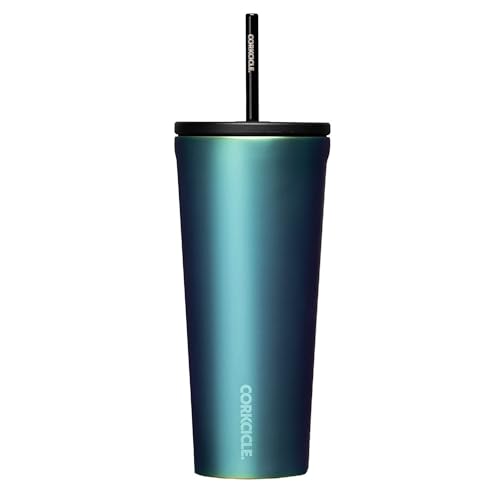 Corkcicle Insulated Tumbler - Keeps Drinks Cold 12hrs, Hot 5hrs, BPA-Free, 24oz, Dragonfly