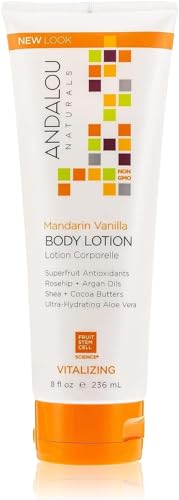 Andalou Naturals Body Lotion - Hydrating, Nourishing Mandarin Vanilla - 8 Fl Oz