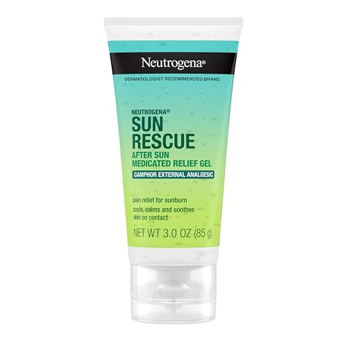 Neutrogena Sun Rescue Pain Relief Gel - Soothing Sunburn & Itch Relief, Fragrance-Free - 3oz