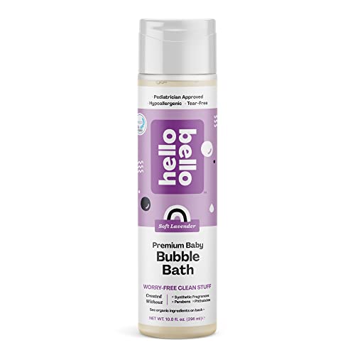 Hello Bello Bubble Bath - Gentle Lavender Scent, Vegan & Cruelty-Free - 10 fl oz