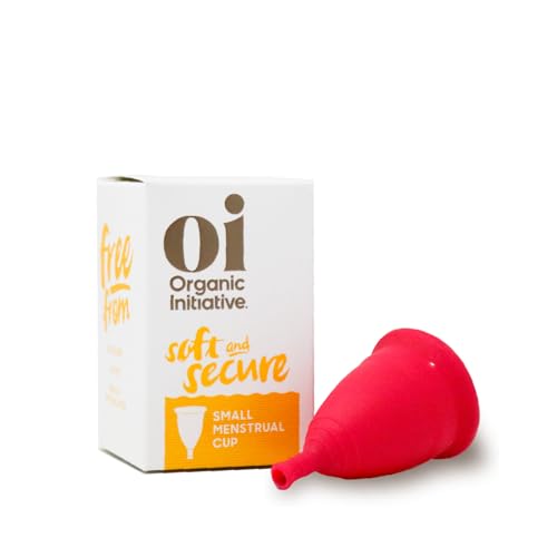 Oi Organic Initiative Menstrual Cup - Slim-fit, 12-Hour Wear, Reusable, Leak-Free - 17ml