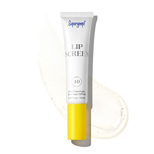 Supergoop! Lipscreen Shine SPF 40 - UVA/UVB Protection, Moisturizing Formula - 0.34 fl oz