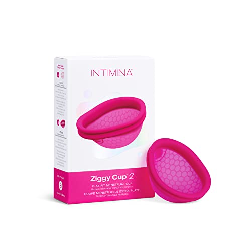 Intimina Ziggy Cup 2 - Extra-Thin Reusable Menstrual Disc, Body-Safe, Size B