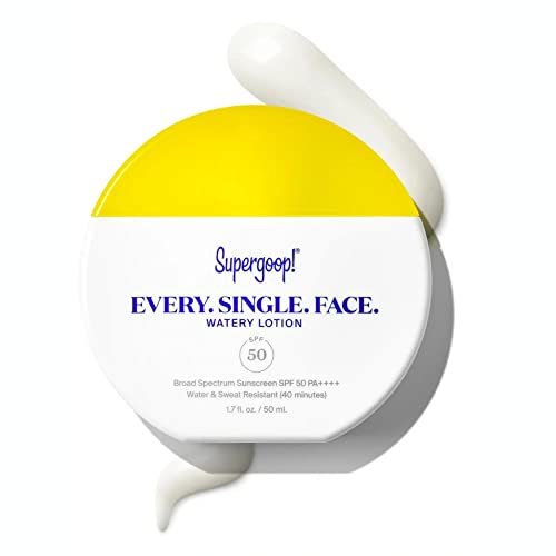 Supergoop! Every. Single. Face. Watery Lotion - SPF 50, Water & Sweat Resistant - 1.7 fl oz