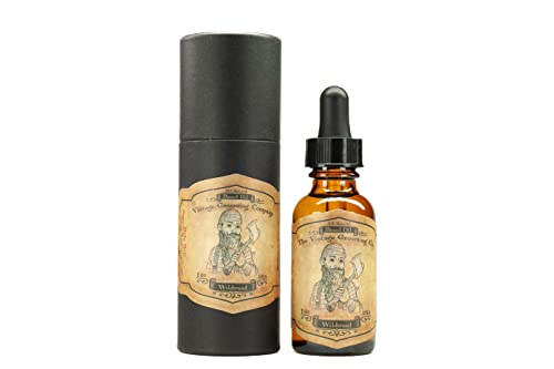 Wildwood Beard Oil - Conditions & Softens, Cedar & Citrus Scent, Handcrafted - 1oz