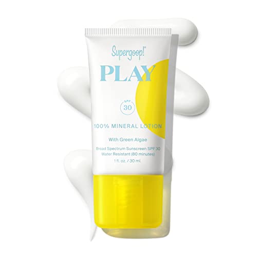 Supergoop! PLAY Mineral Sunscreen - SPF 30, Water-Resistant, Fast Absorbing - 1 fl oz