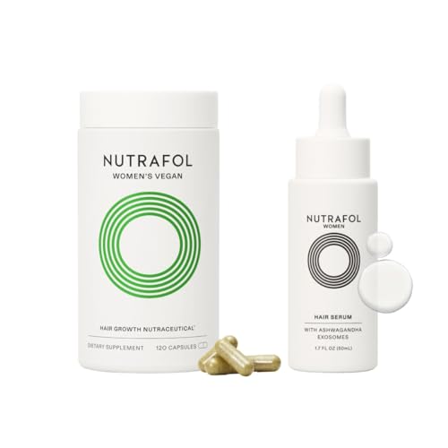 Nutrafol Women's Hair Growth Duo - Clinically Tested for Thicker, Stronger Hair - 1 Month Supply