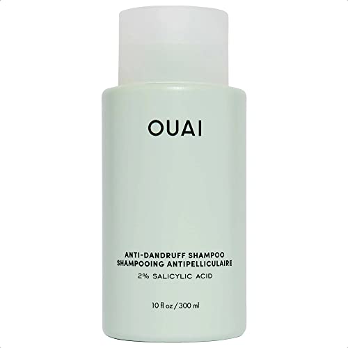 OUAI Anti Dandruff Shampoo - Soothes Itchy Scalp, Reduces Flaking - Sulfate Free, 10 Fl Oz