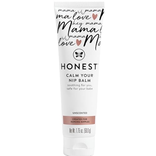 The Honest Company Nipple Cream - Nourishing Soothing Formula, Organic & Hypoallergenic - 1.75 fl oz