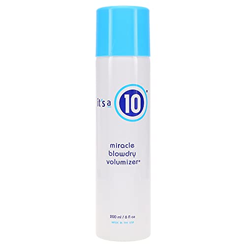 It's a 10 Miracle Blow Dry Volumizer - Heat Protection, Frizz Control, Lightweight - 6oz