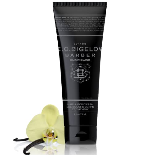 C.O. Bigelow Men's Body Wash & Shampoo - Nourishing Aloe & Pro Vitamin B5, Musk & Vanilla - 8 fl oz