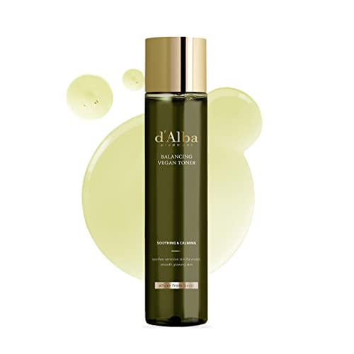 d’Alba Vegan Toner - Mild pH Hydration, Antioxidant White Truffle, Gentle for Sensitive Skin - 200ml