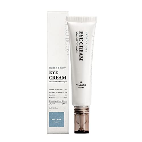 VILLAGE11FACTORY Hydro Boost Eye Cream - Hydrating, Nourishing, Vegan Formula - 0.85 fl oz