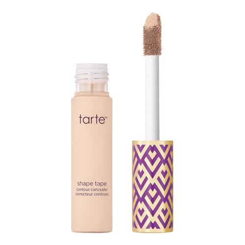 Tarte Shape Tape Concealer - Full Coverage, Vegan, Gluten & Paraben Free - Fair Light Neutral