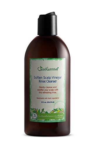 Just Nutritive Scalp Treatment - Nourishes & Detoxifies, Apple Cider Vinegar Cleanser - 8 Fl Oz